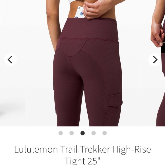 Lululemon Trail Trekker High Rise Tight 25” - Picture 3 of 9